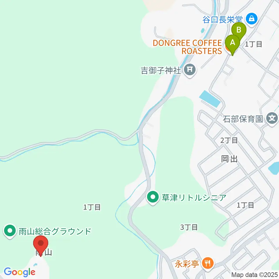 東海道石部宿歴史民俗資料館周辺のカフェ一覧地図