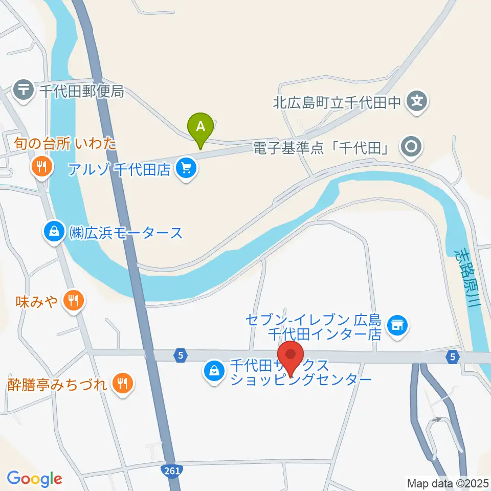 芸北民俗芸能保存伝承館周辺のカフェ一覧地図