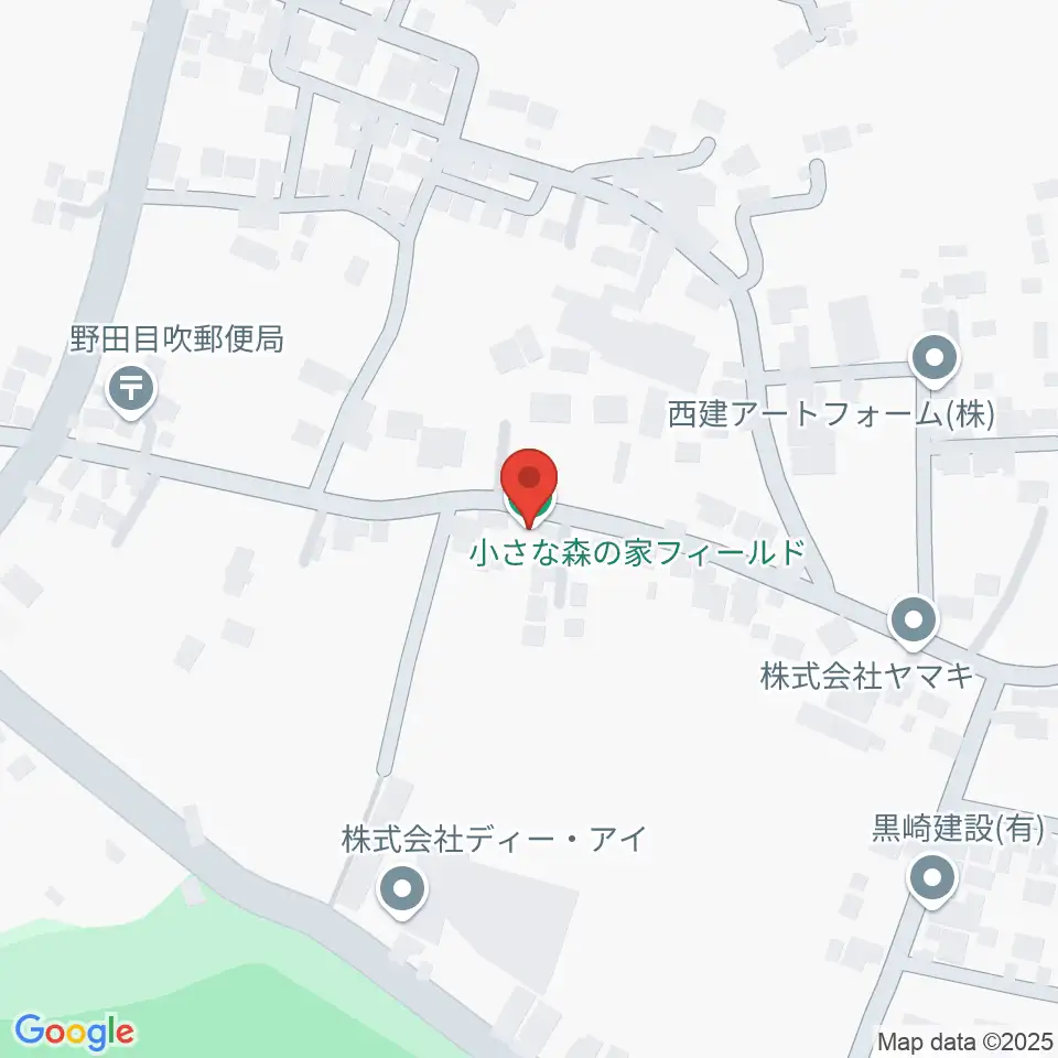 小さな森の家フィールド周辺のカフェ一覧地図