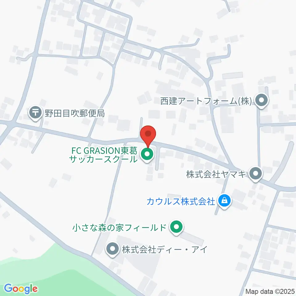 小さな森の家フィールド周辺のカフェ一覧地図