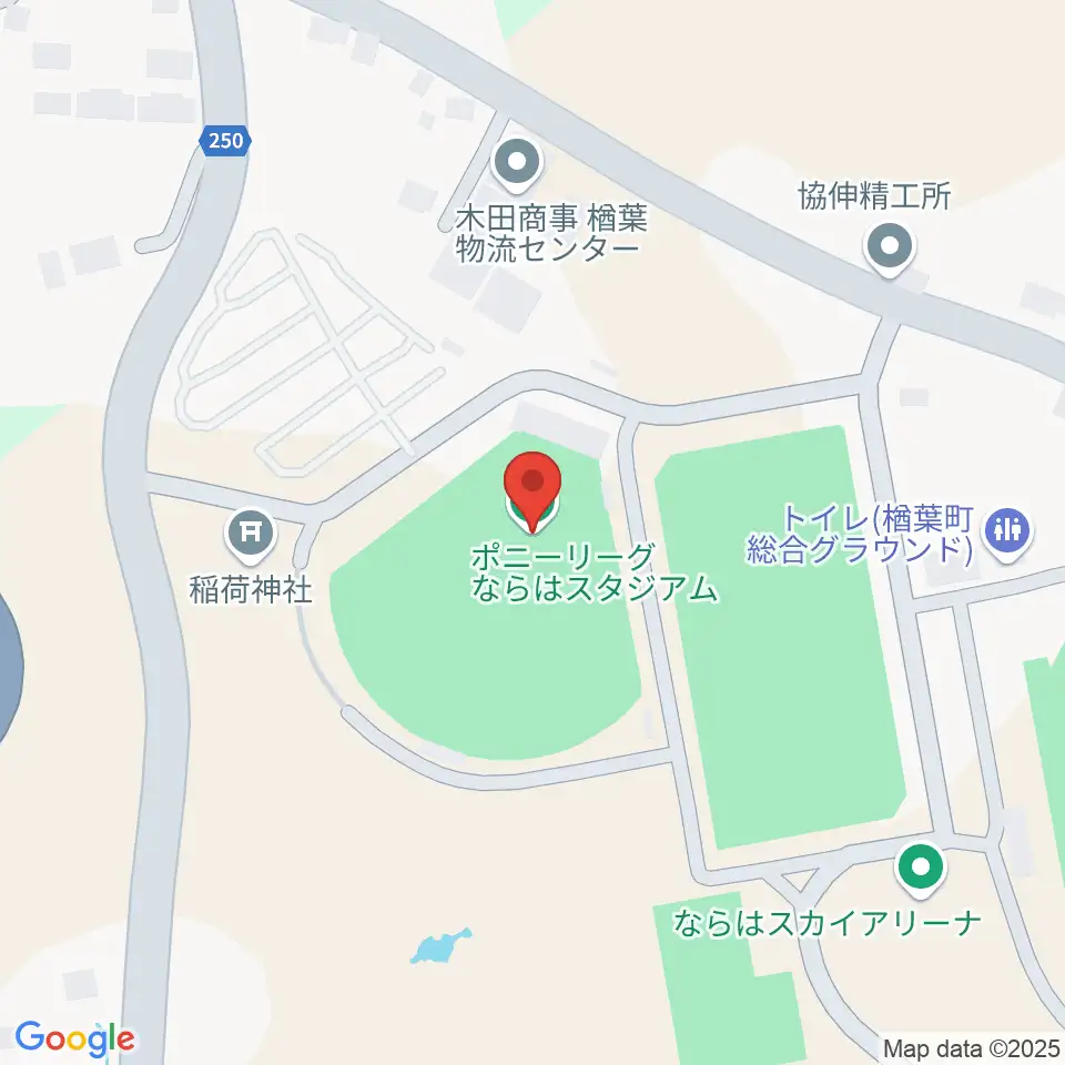 ポニーリーグ NARAHA STADIUM周辺のカフェ一覧地図