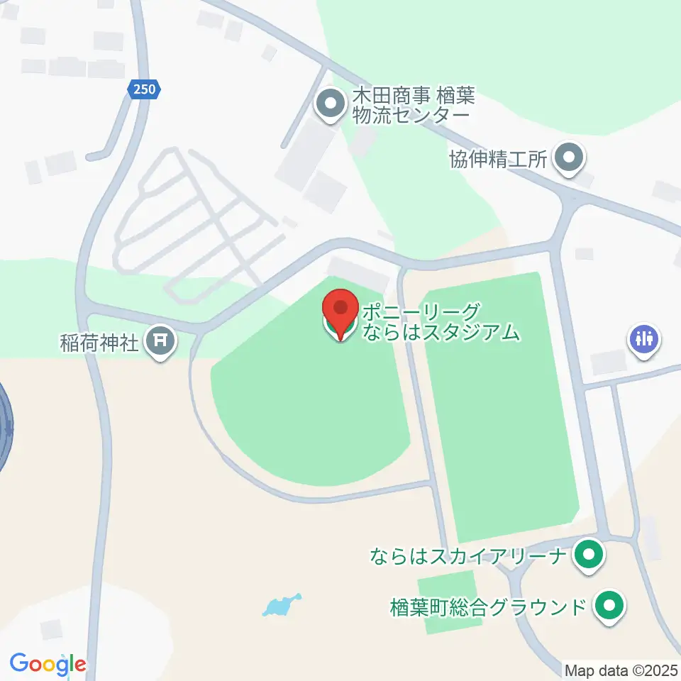 ポニーリーグ NARAHA STADIUM周辺のカフェ一覧地図