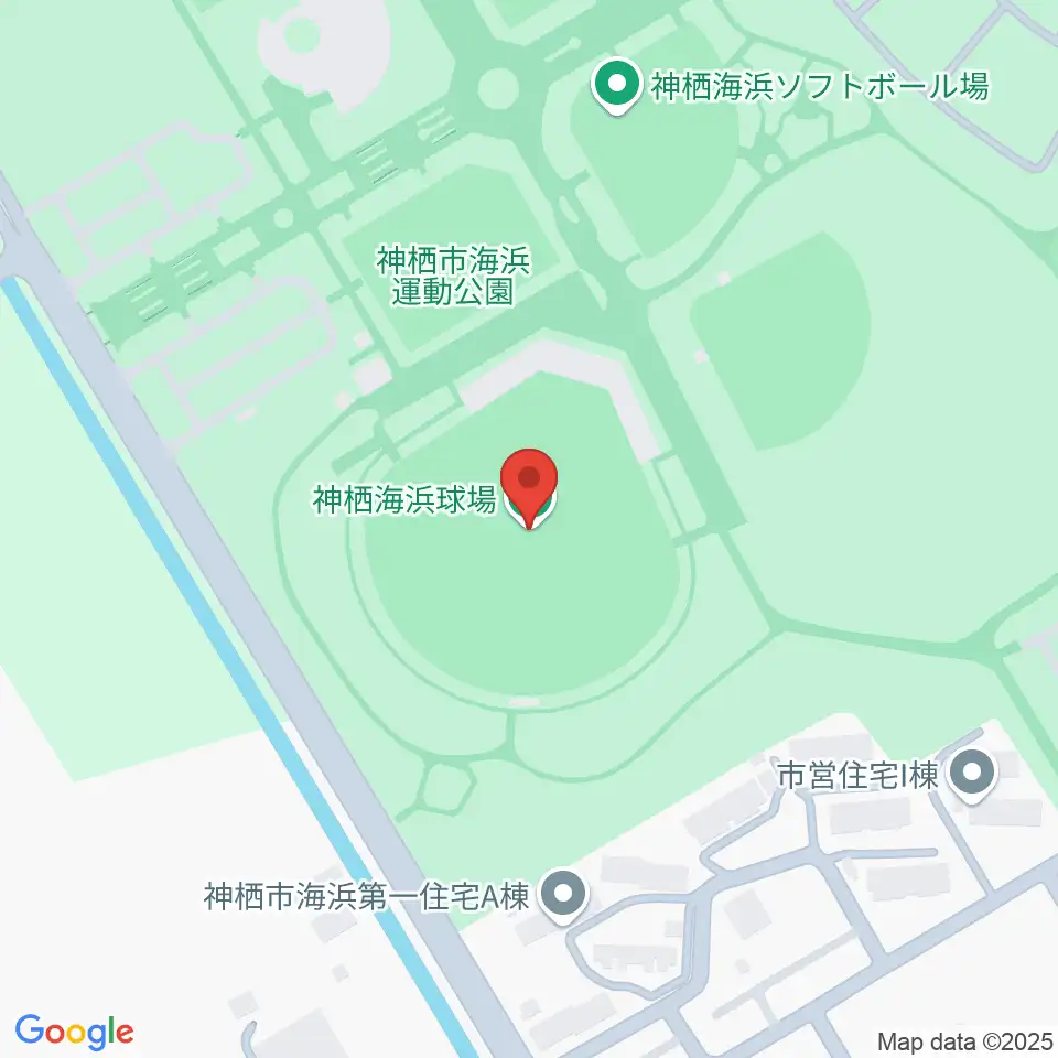 神栖海浜球場周辺のカフェ一覧地図