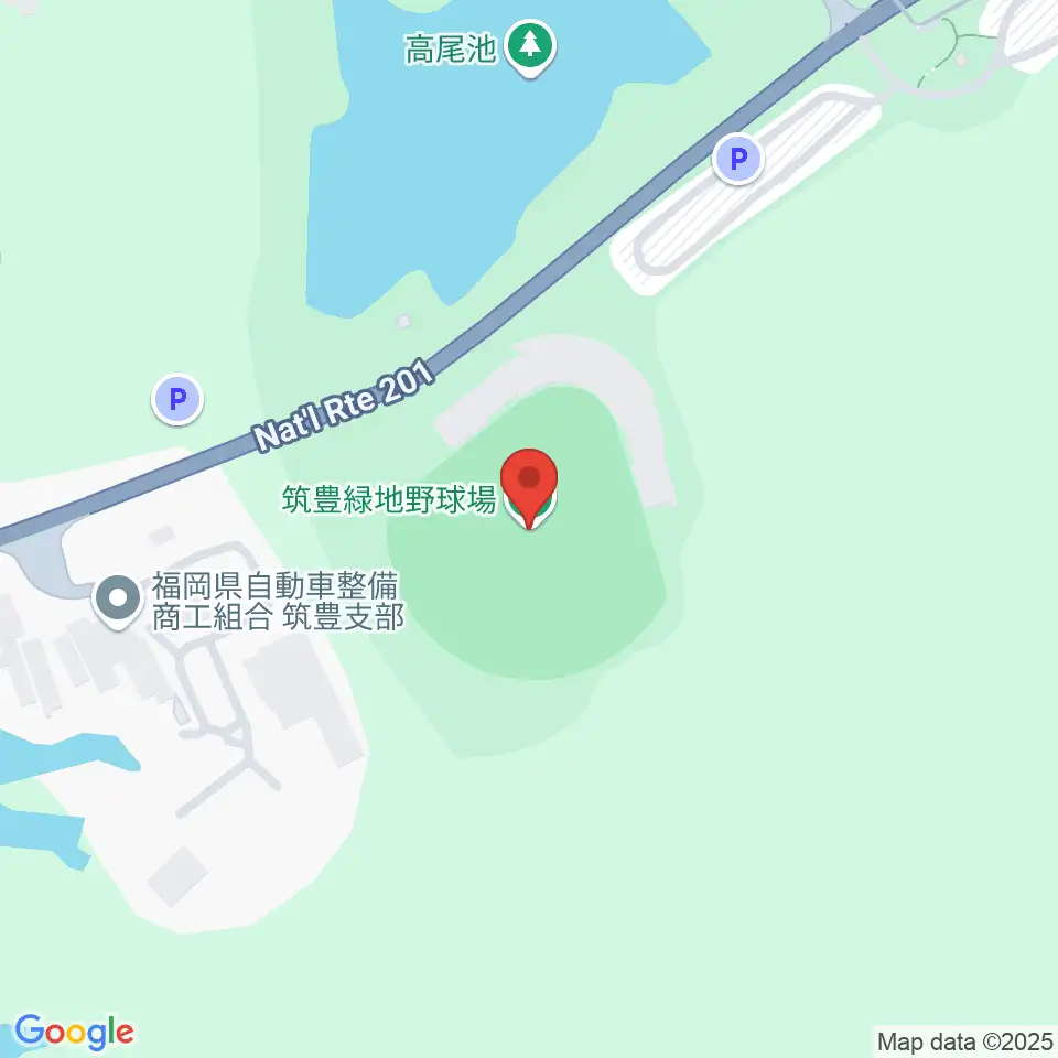 筑豊緑地野球場周辺のカフェ一覧地図