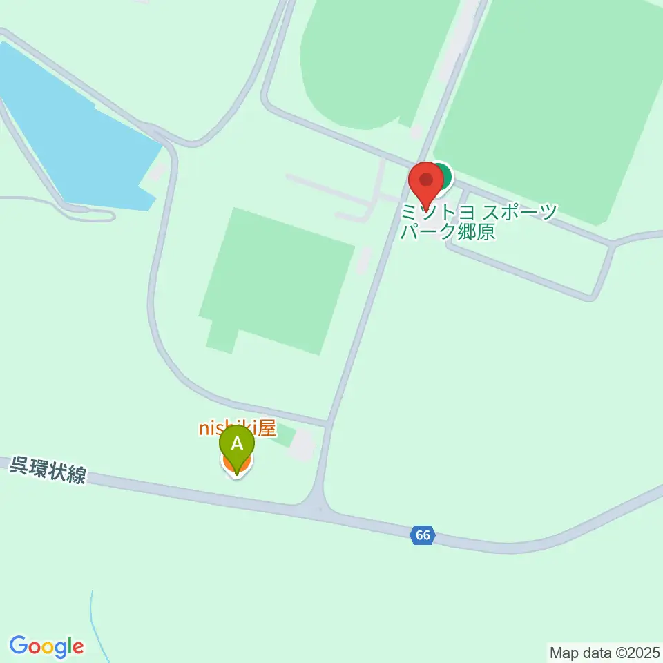 呉市総合スポーツセンター陸上競技場周辺のカフェ一覧地図