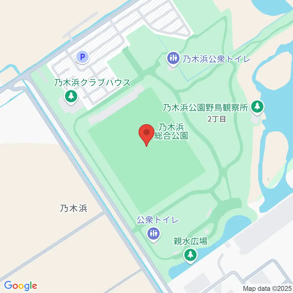 乃木浜総合公園グラウンド周辺のカフェ一覧地図