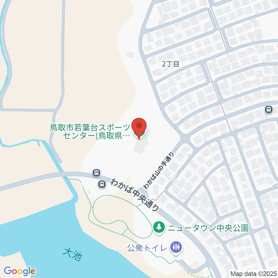 鳥取市若葉台スポーツセンター周辺のカフェ一覧地図