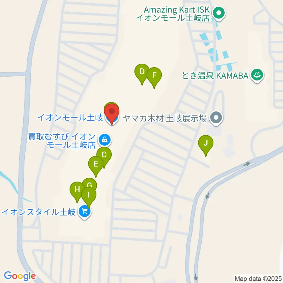 イオンシネマ土岐周辺のカフェ一覧地図