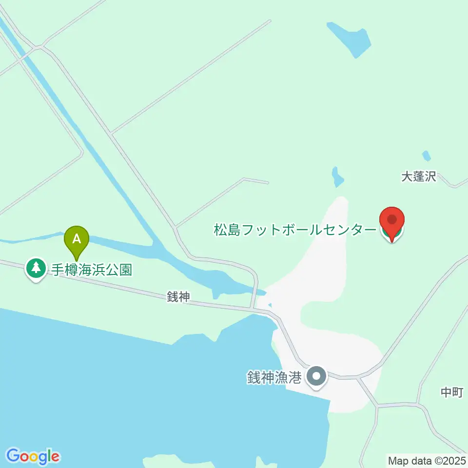 松島フットボールセンター周辺のカフェ一覧地図