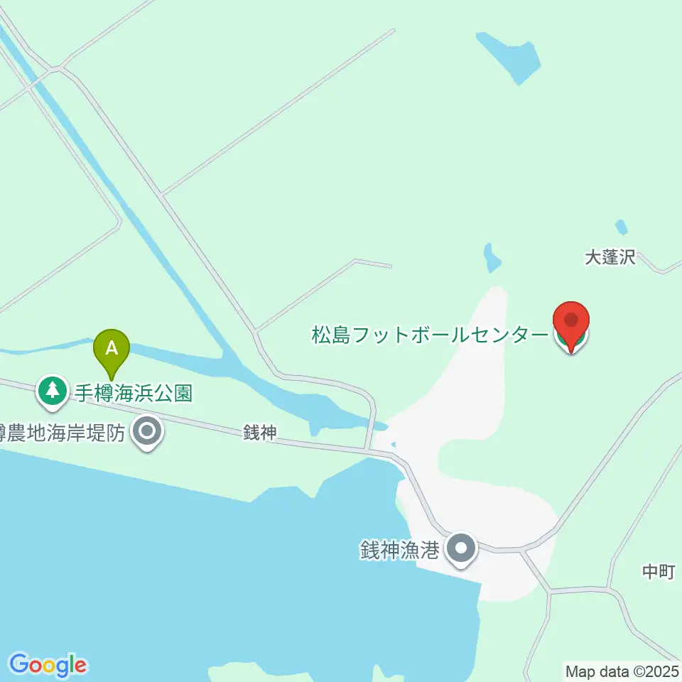 松島フットボールセンター周辺のカフェ一覧地図