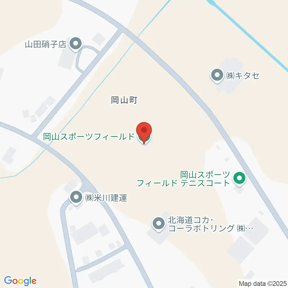 岩見沢市岡山スポーツフィールド周辺のカフェ一覧地図