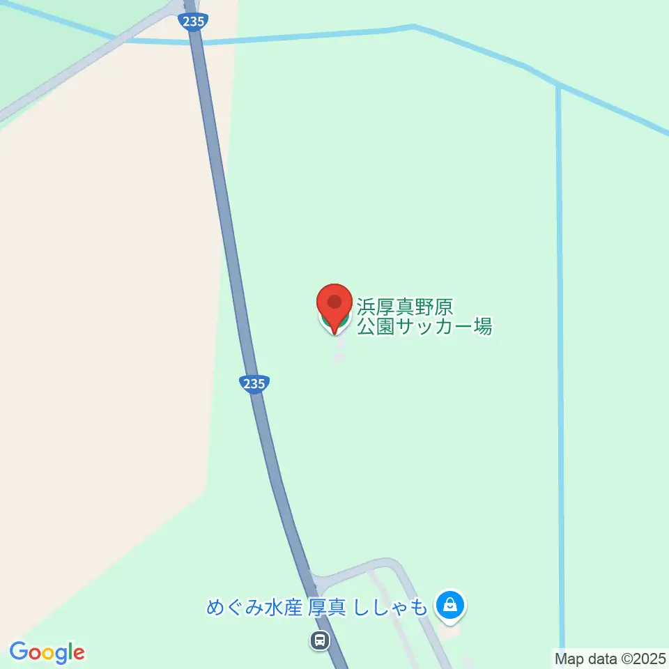 浜厚真野原公園サッカー場周辺のカフェ一覧地図