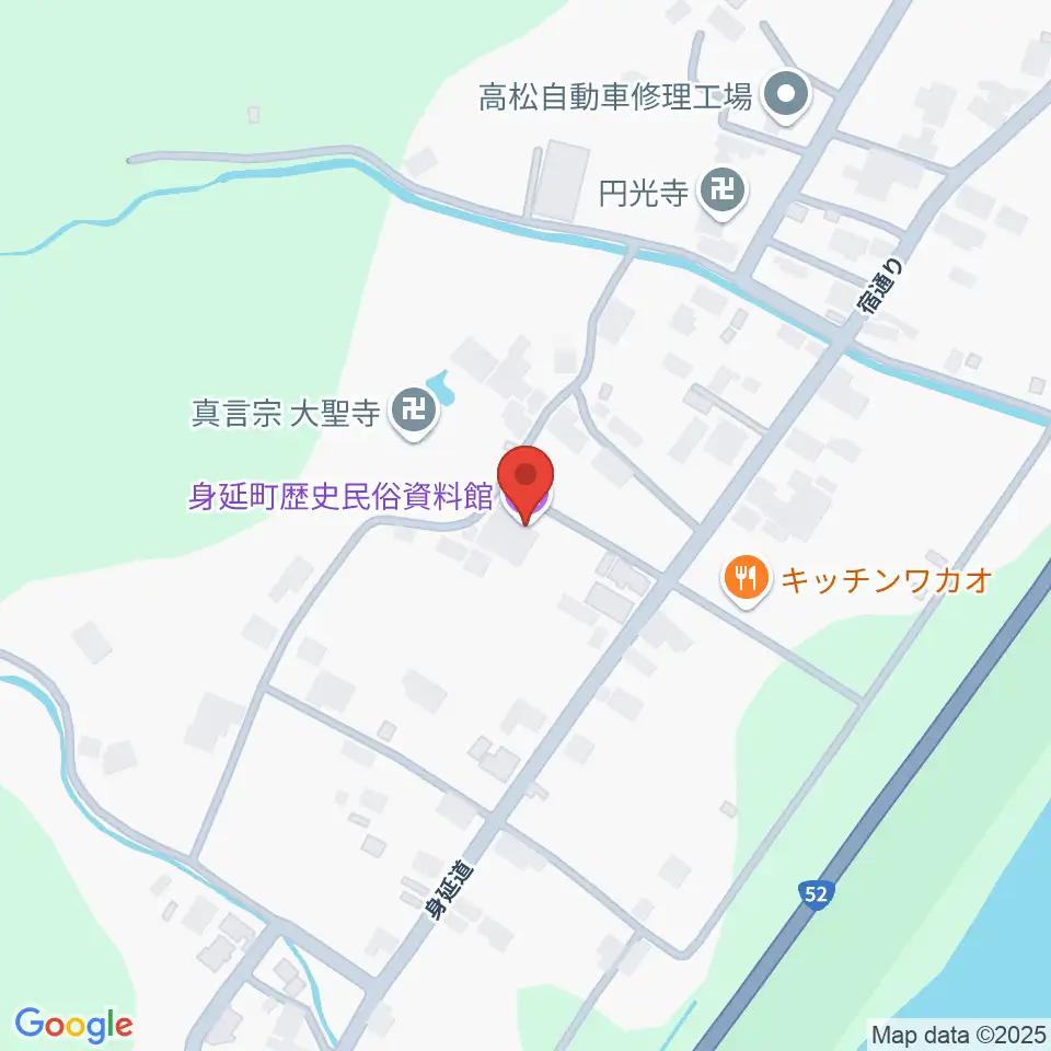 身延町歴史民俗資料館周辺のカフェ一覧地図