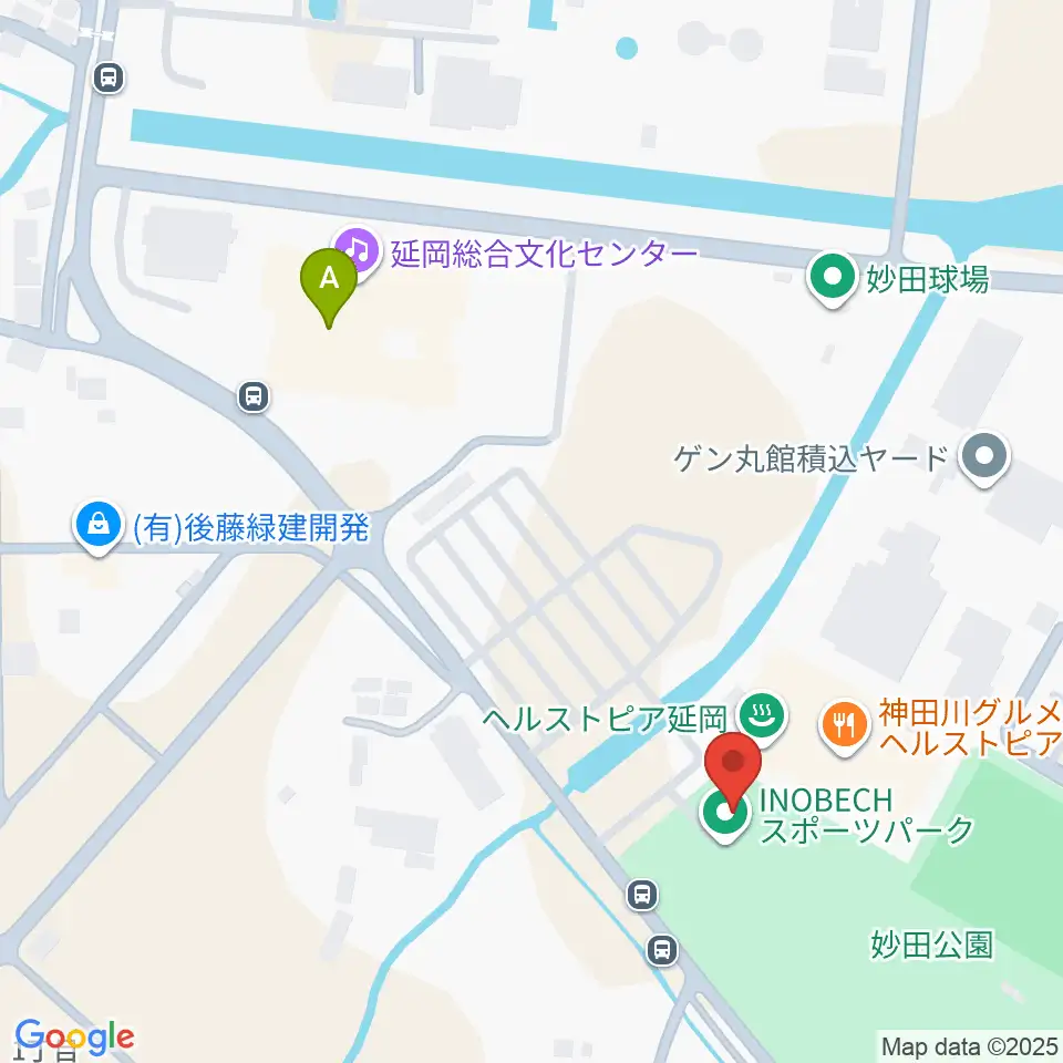 イノベックスポーツパーク周辺のカフェ一覧地図