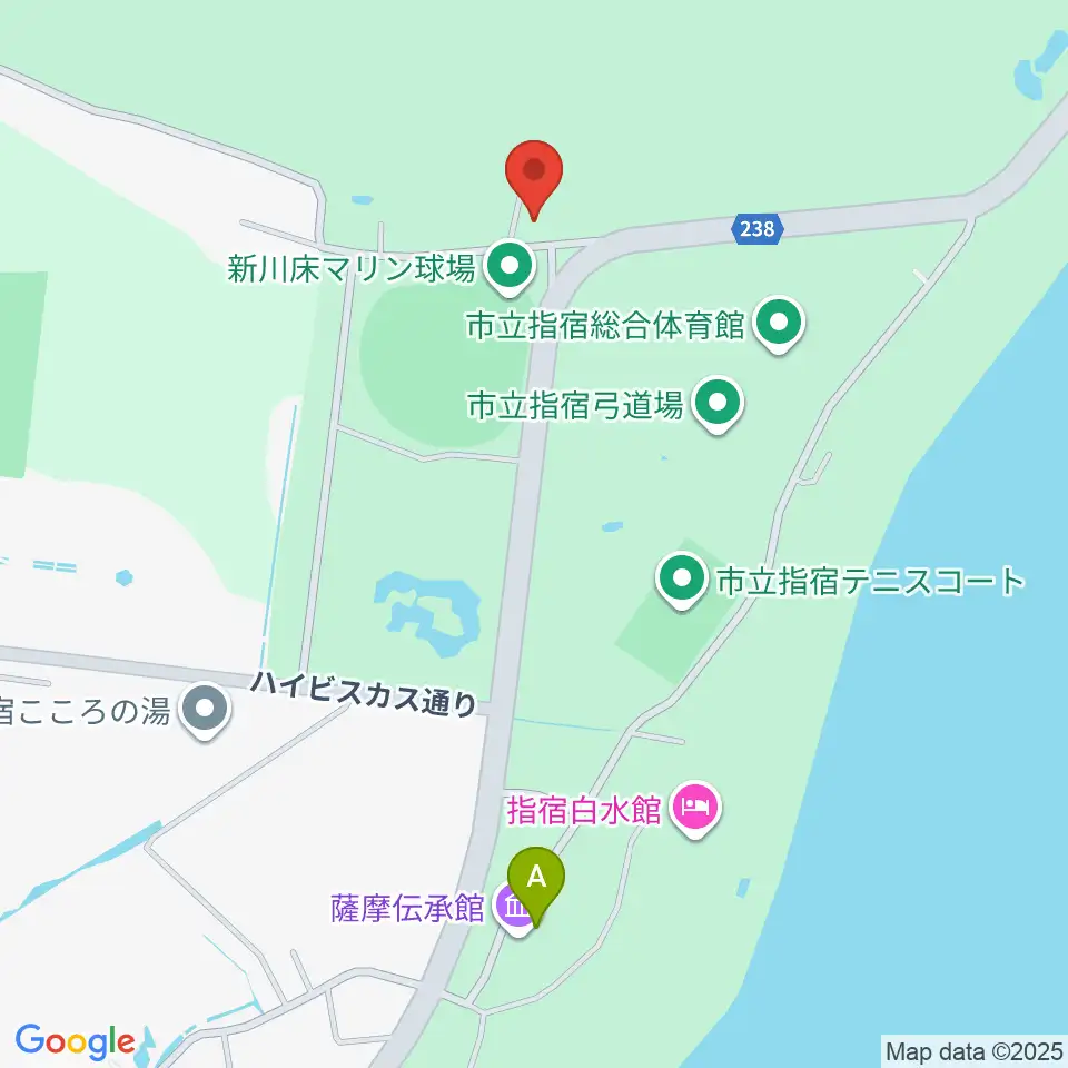 鹿児島水処理スポーツドーム周辺のカフェ一覧地図