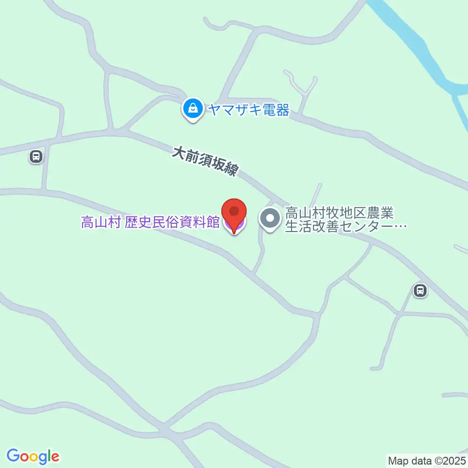 高山村歴史民俗資料館周辺のカフェ一覧地図