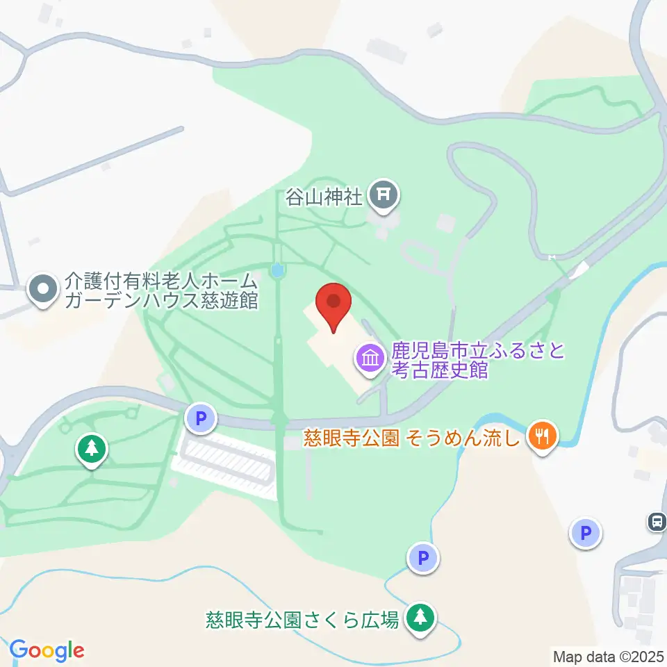 鹿児島市立ふるさと考古歴史館周辺のカフェ一覧地図