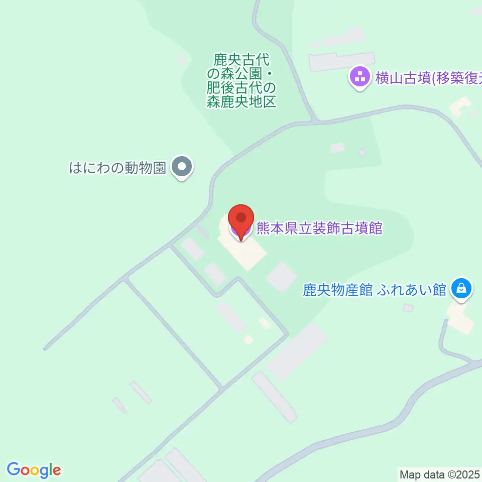 熊本県立装飾古墳館周辺のカフェ一覧地図