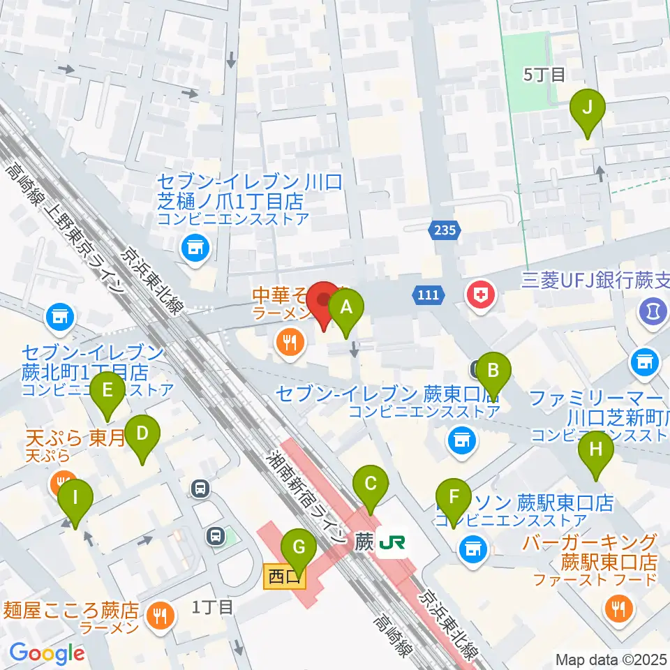 Rhythm Neko周辺のカフェ一覧地図