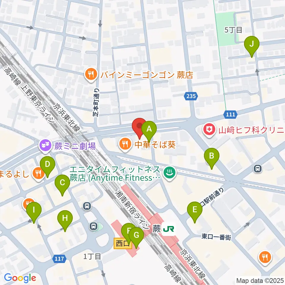 Rhythm Neko周辺のカフェ一覧地図