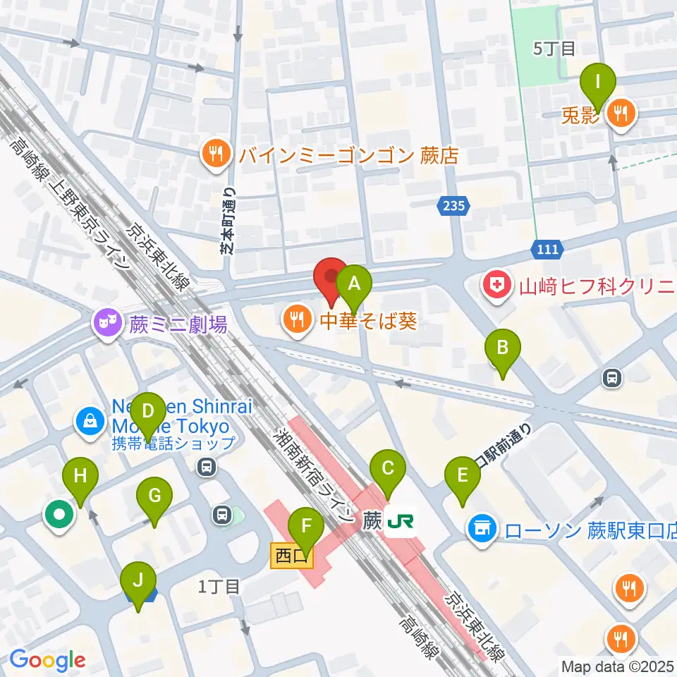 Rhythm Neko周辺のカフェ一覧地図