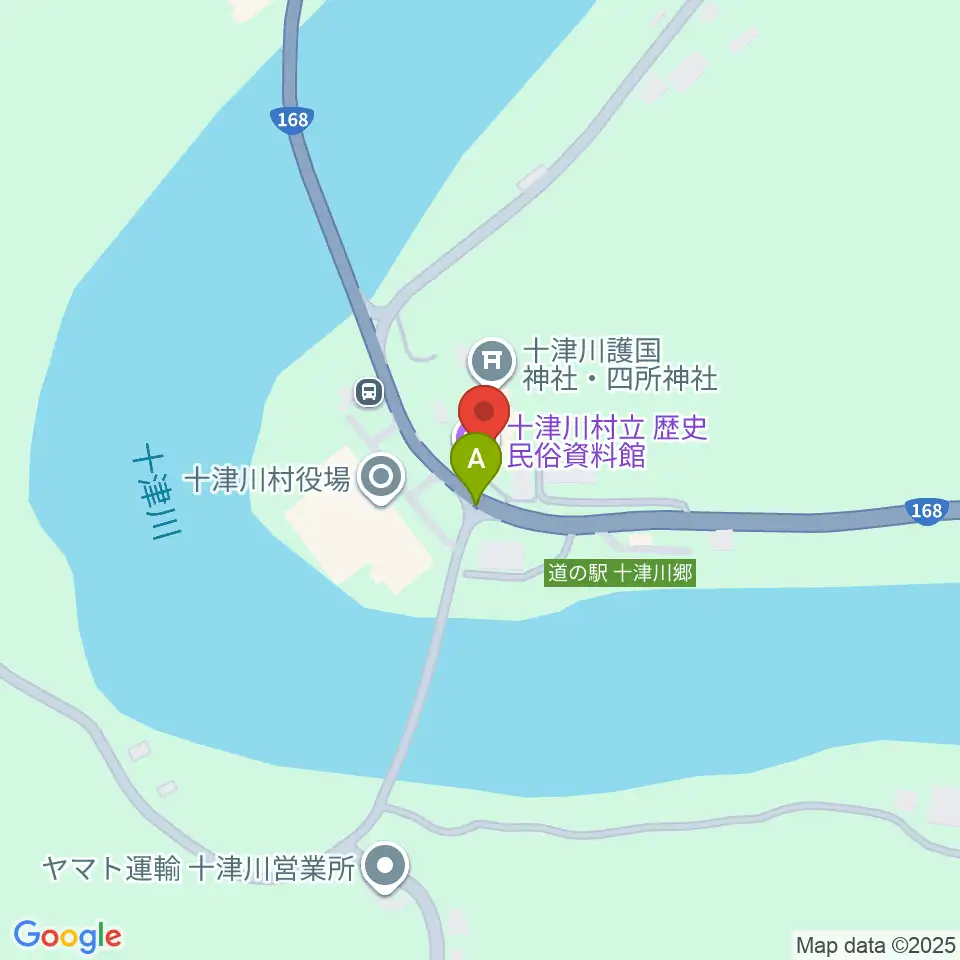 十津川村歴史民俗資料館周辺のカフェ一覧地図