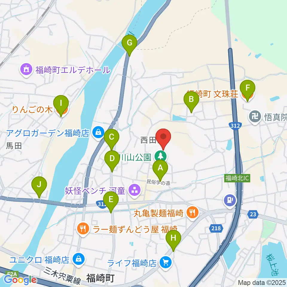 福崎町立柳田國男・松岡家記念館周辺のカフェ一覧地図