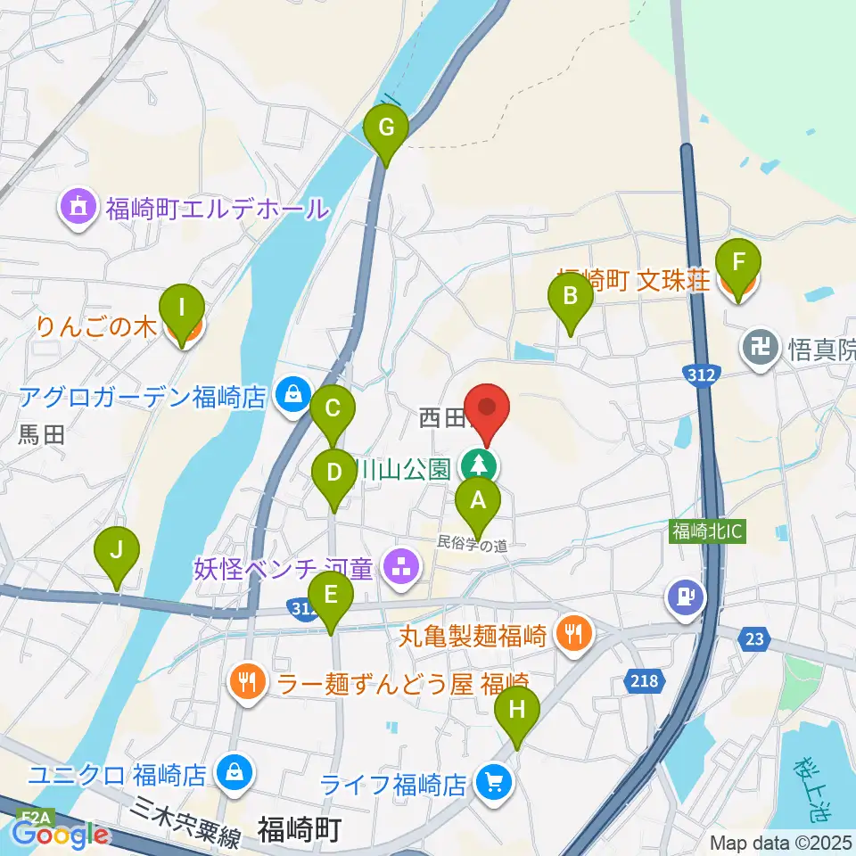 福崎町立柳田國男・松岡家記念館周辺のカフェ一覧地図