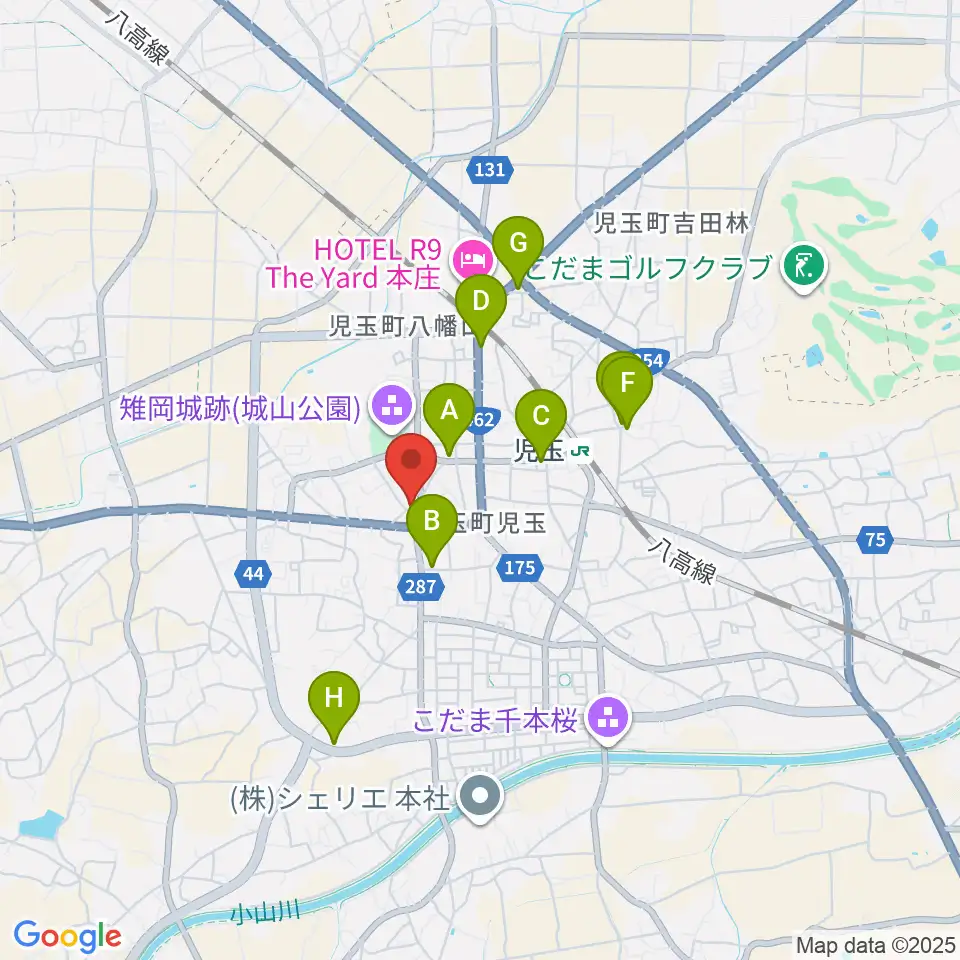 塙保己一記念館周辺のカフェ一覧地図