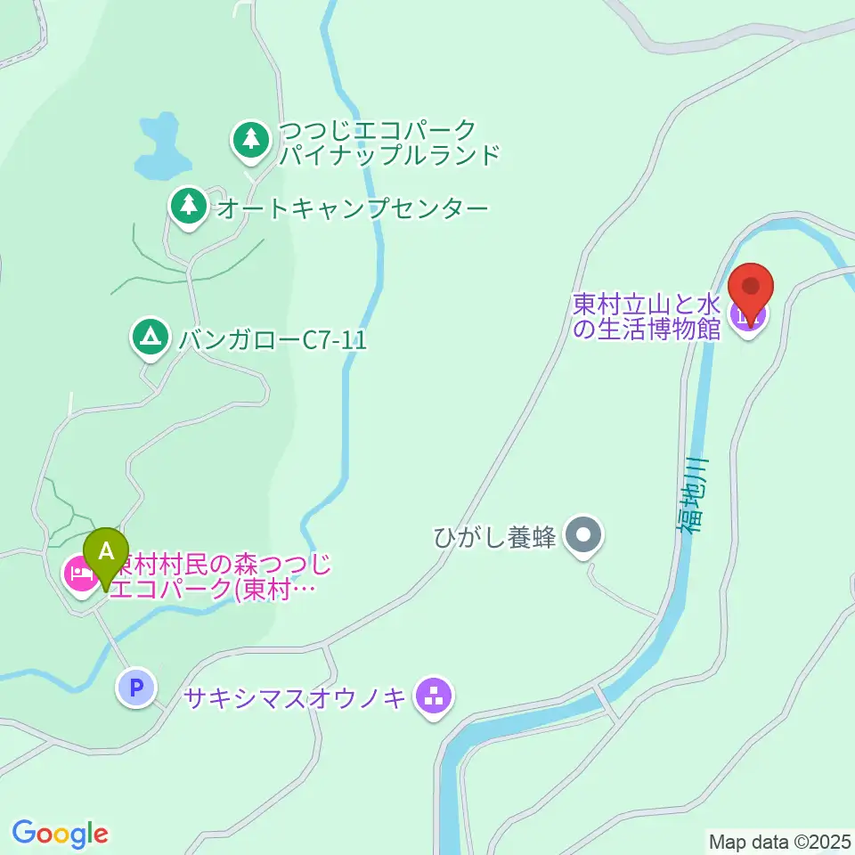 東村立山と水の生活博物館周辺のカフェ一覧地図