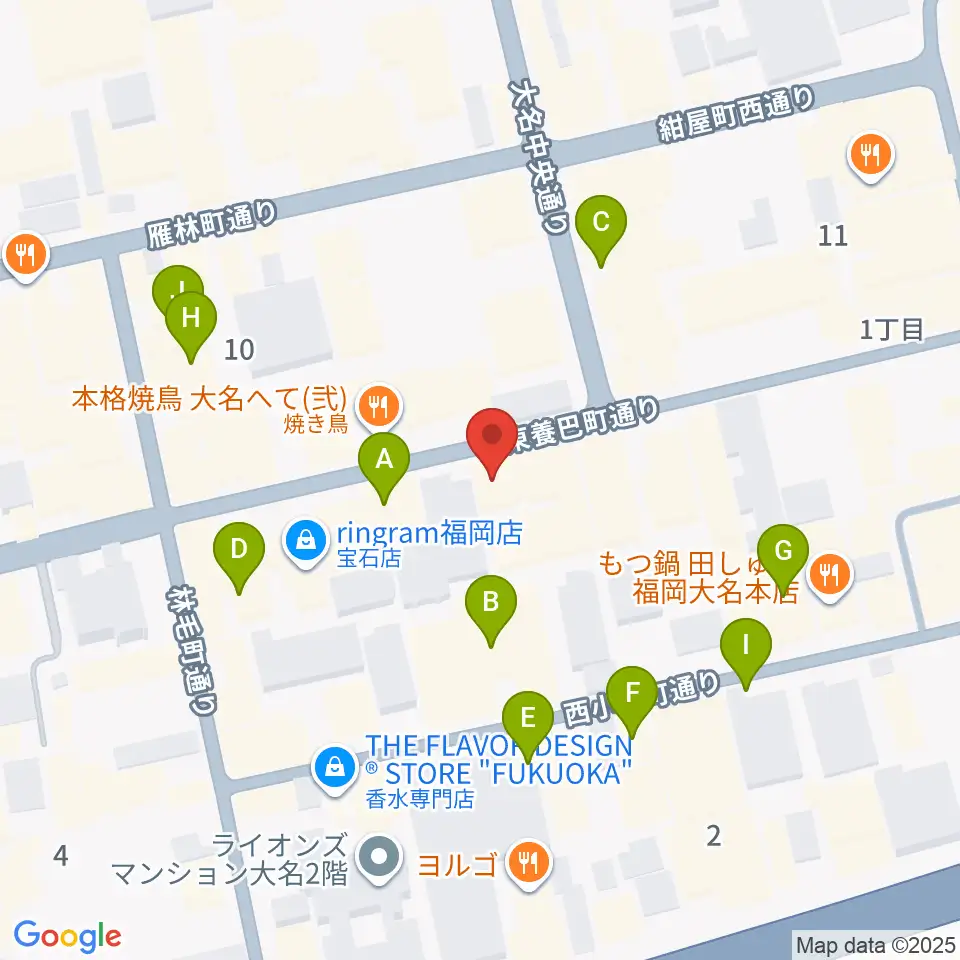 UNITEDLAB周辺のカフェ一覧地図