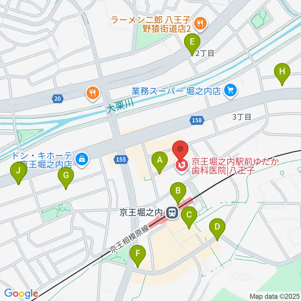 パンキースタジオ周辺のカフェ一覧地図