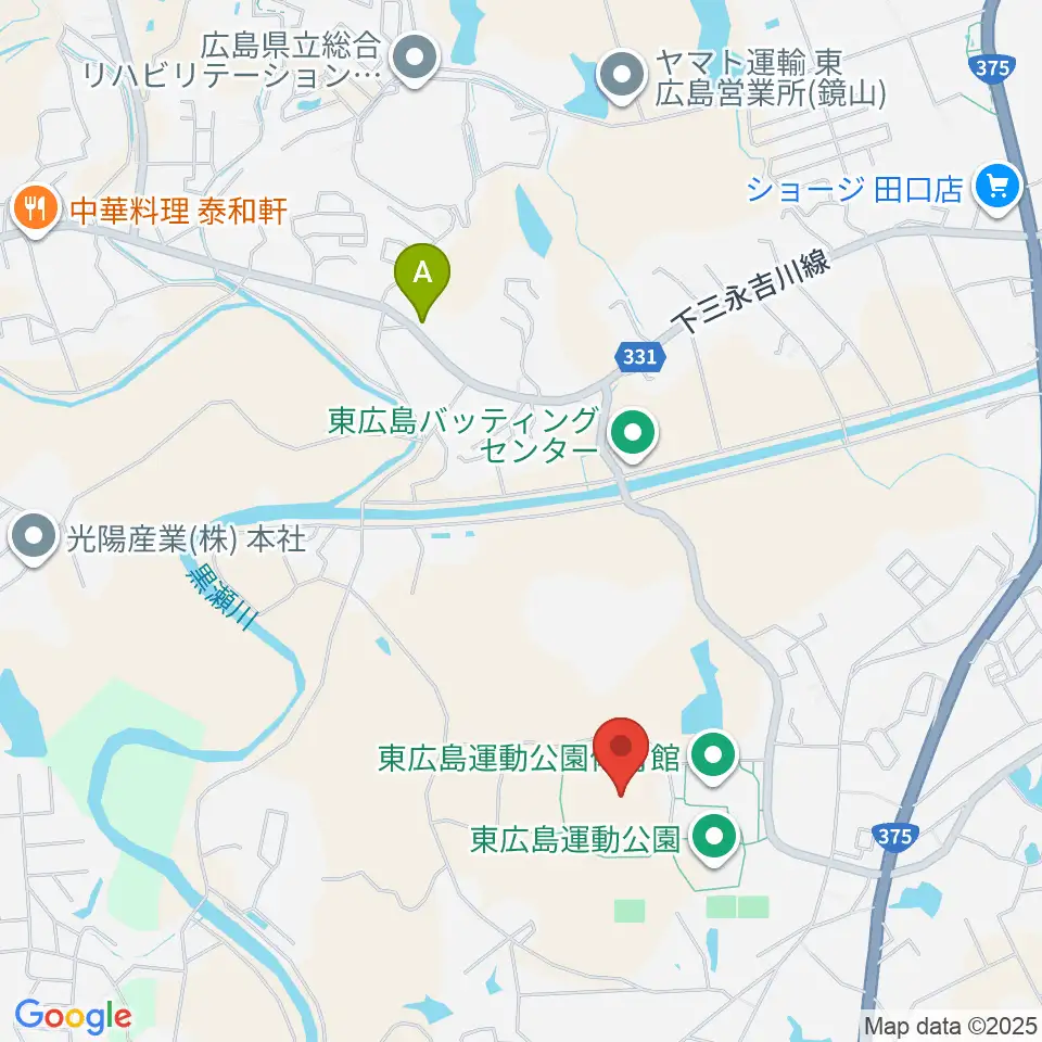 創建ホーム東広島スポーツパーク周辺のカフェ一覧地図