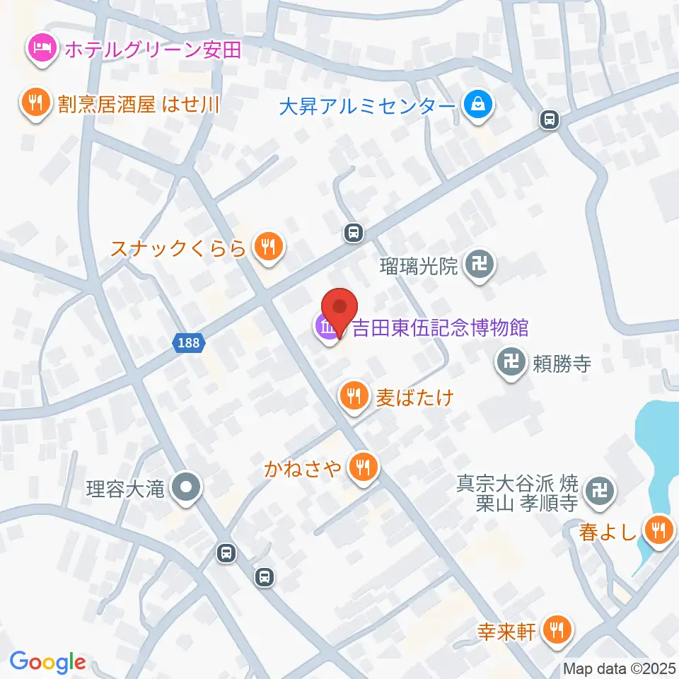 吉田東伍記念博物館周辺のカフェ一覧地図