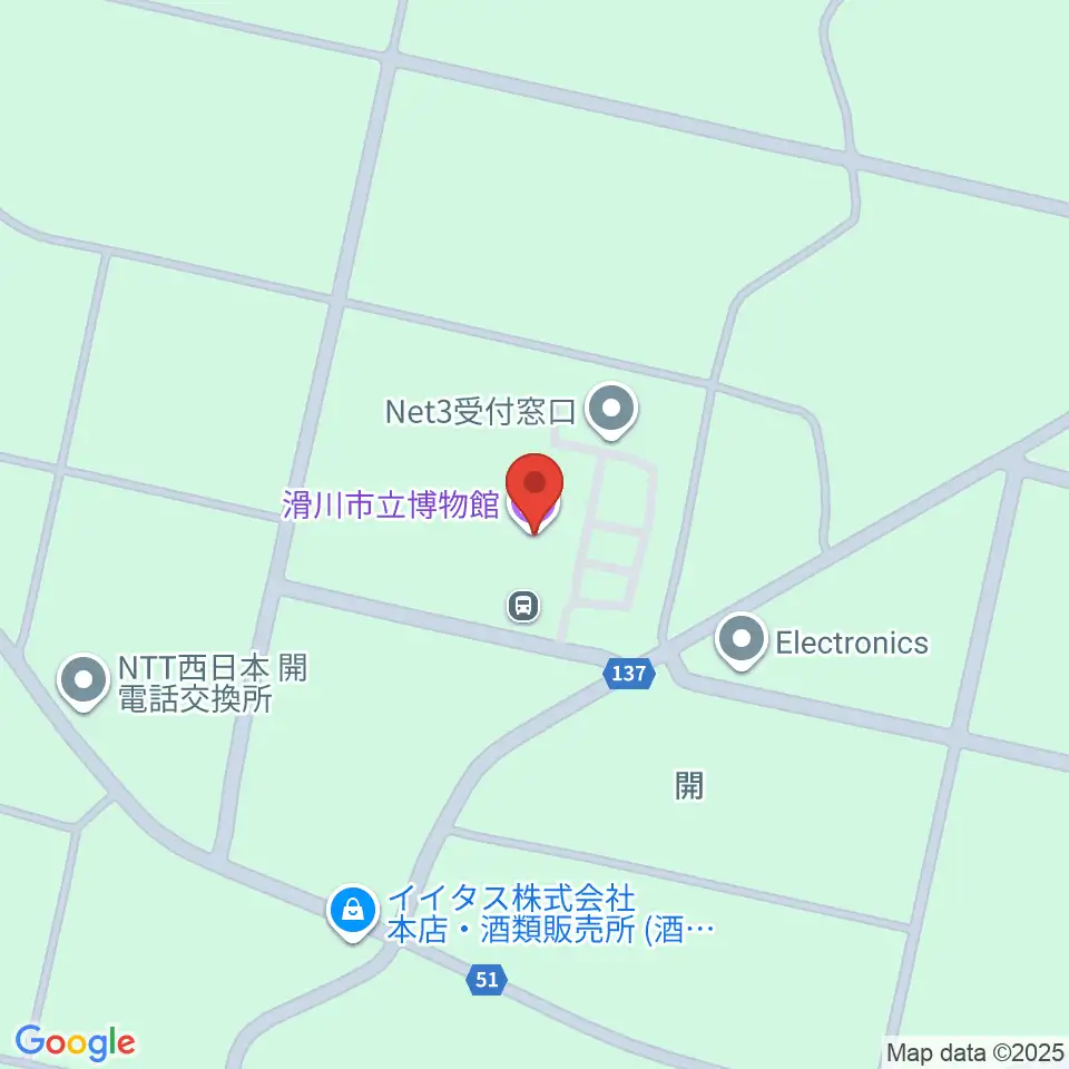 滑川市立博物館周辺のカフェ一覧地図