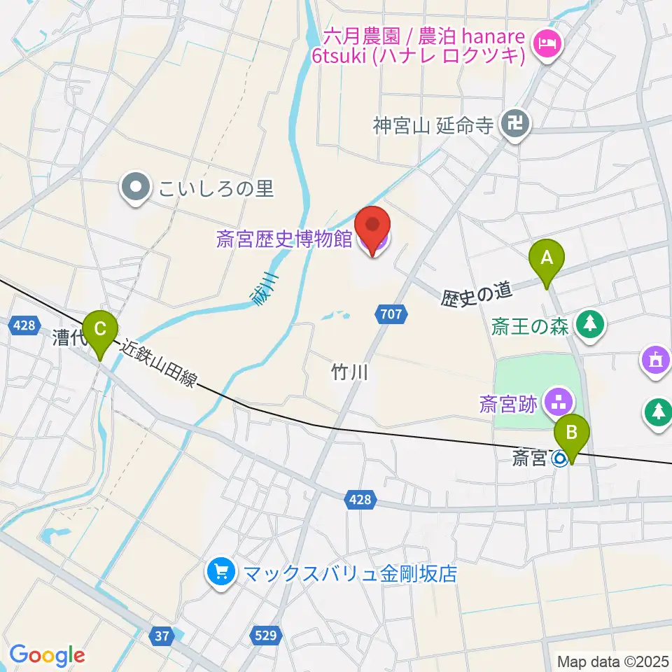 斎宮歴史博物館周辺のカフェ一覧地図