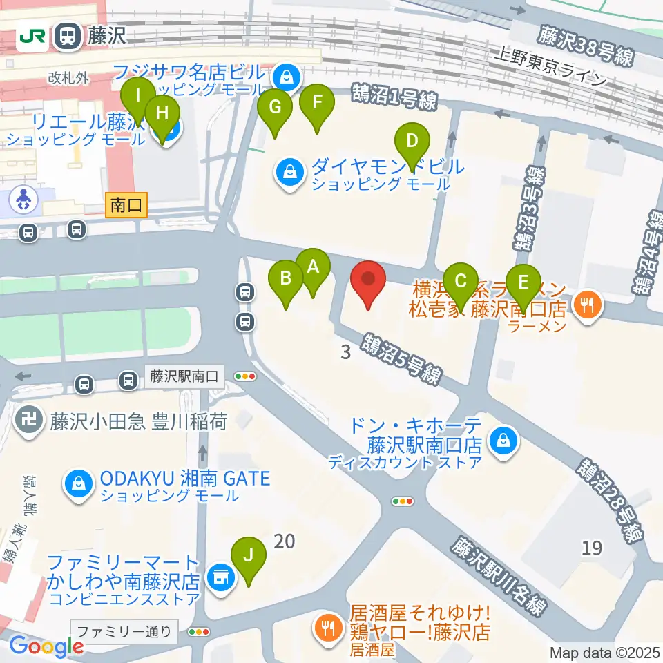 TOKYO BEACH STUDIO 湘南藤沢周辺のカフェ一覧地図