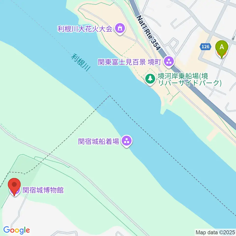 千葉県立関宿城博物館周辺のカフェ一覧地図