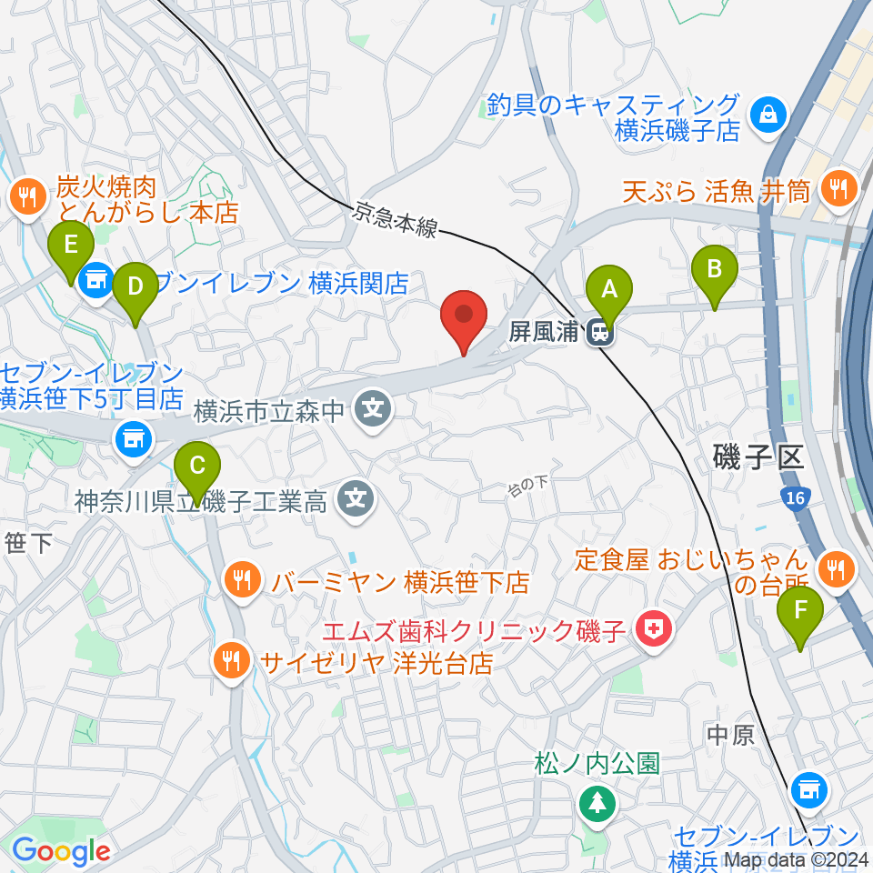 Studio YAYA周辺のカフェ一覧地図