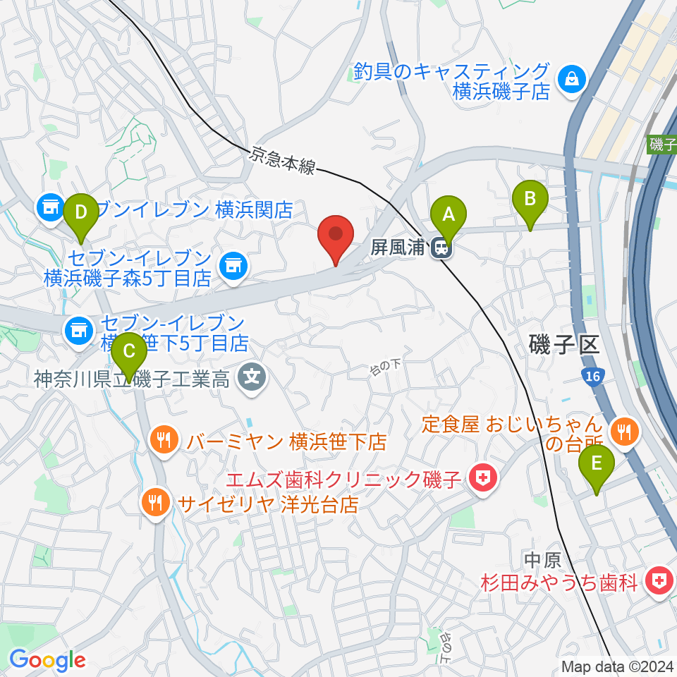 Studio YAYA周辺のカフェ一覧地図