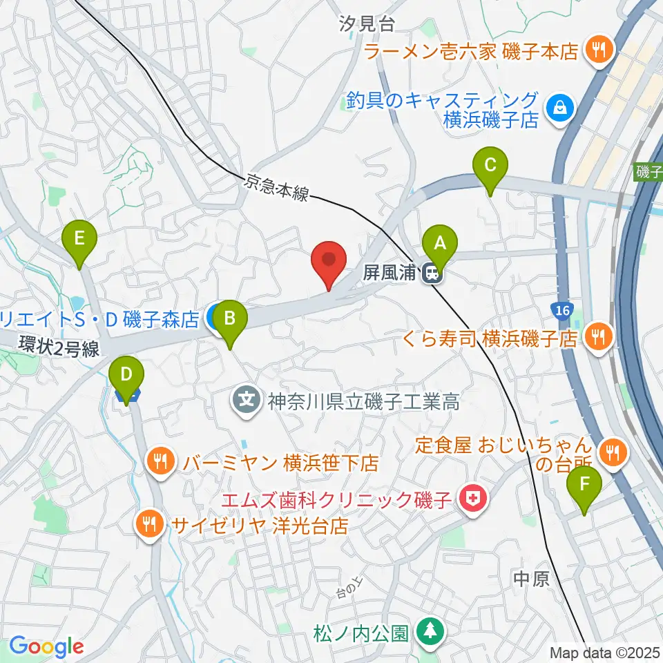 Studio YAYA周辺のカフェ一覧地図