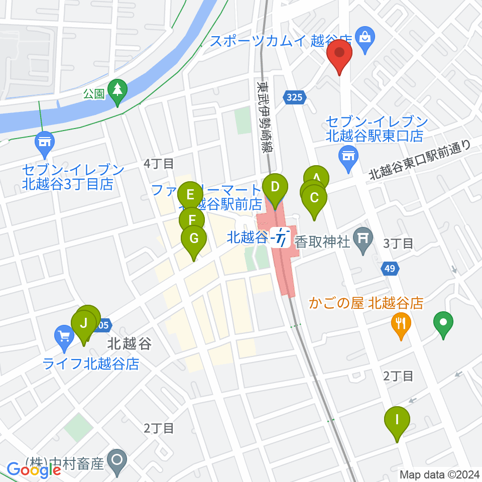 STUDIO JOURNEY周辺のカフェ一覧地図