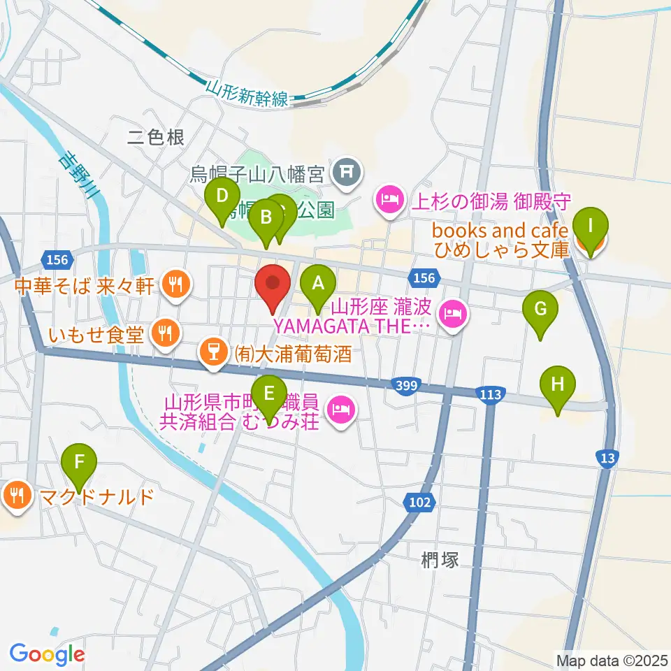 結城豊太郎記念館周辺のカフェ一覧地図