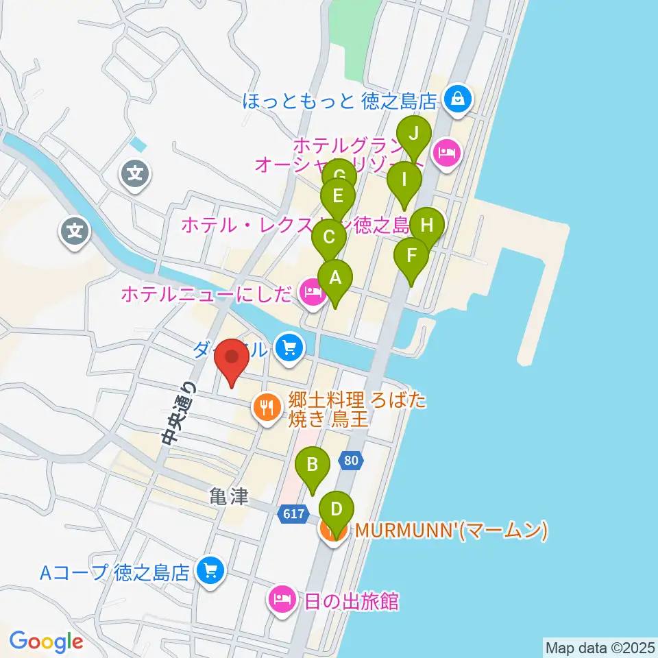 徳之島町立郷土資料館周辺のカフェ一覧地図