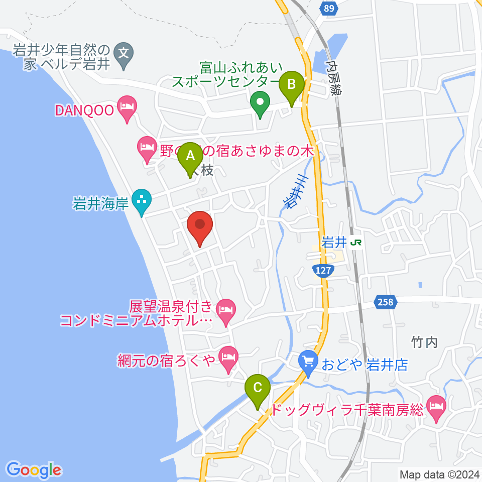 いとうRYO周辺のカフェ一覧地図