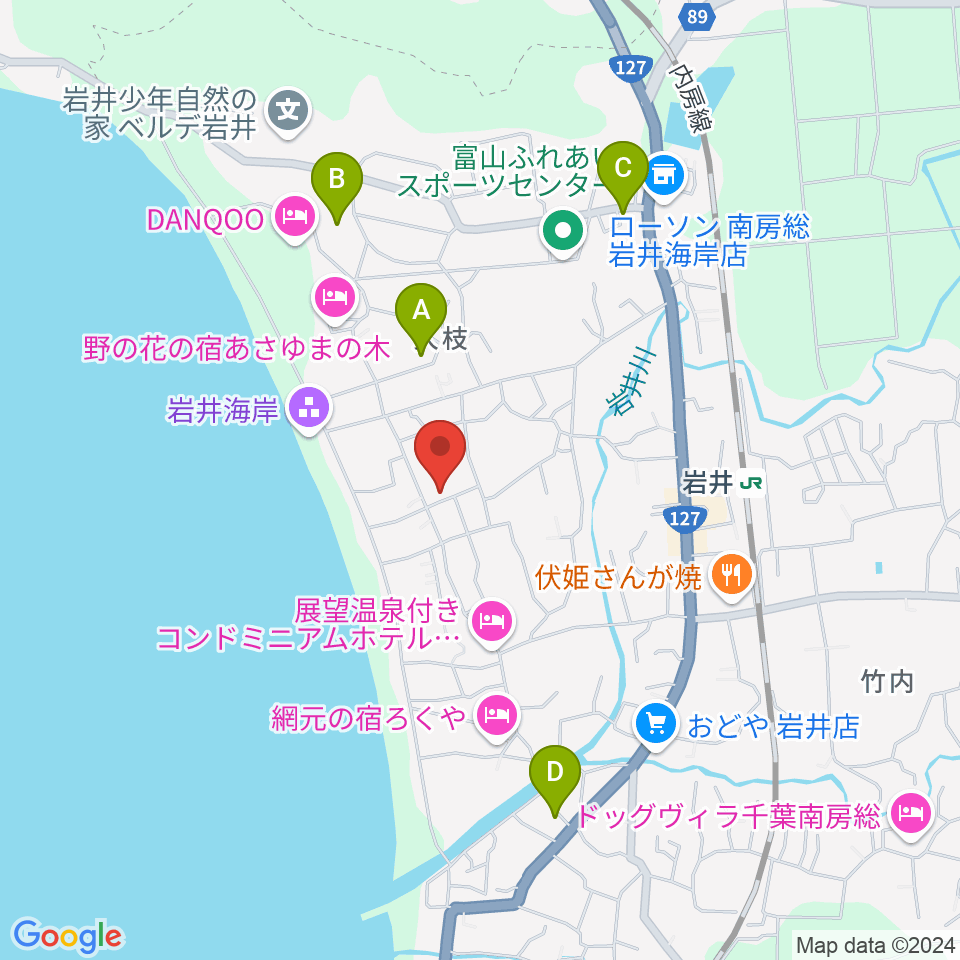 いとうRYO周辺のカフェ一覧地図