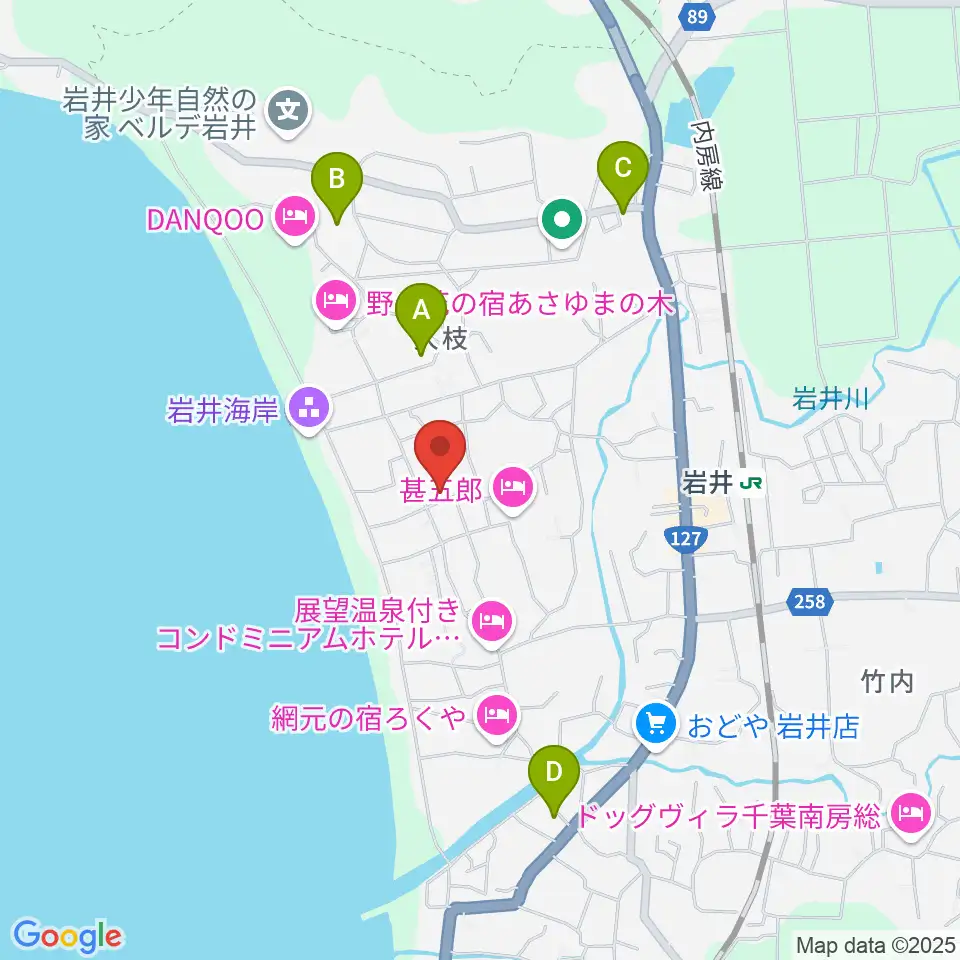 いとうRYO周辺のカフェ一覧地図