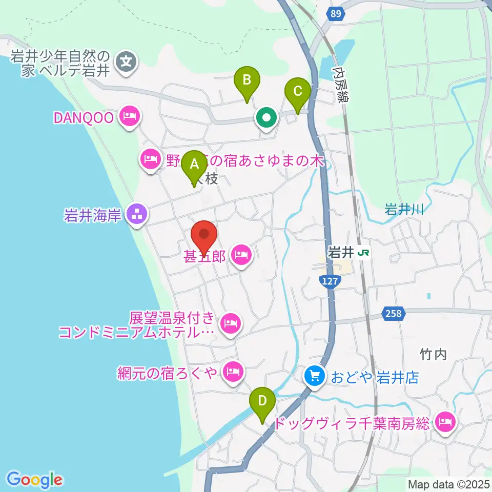 いとうRYO周辺のカフェ一覧地図