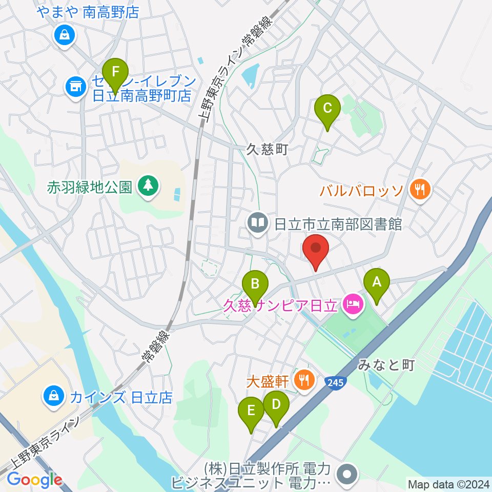 スタジオチャプターハウス周辺のカフェ一覧地図