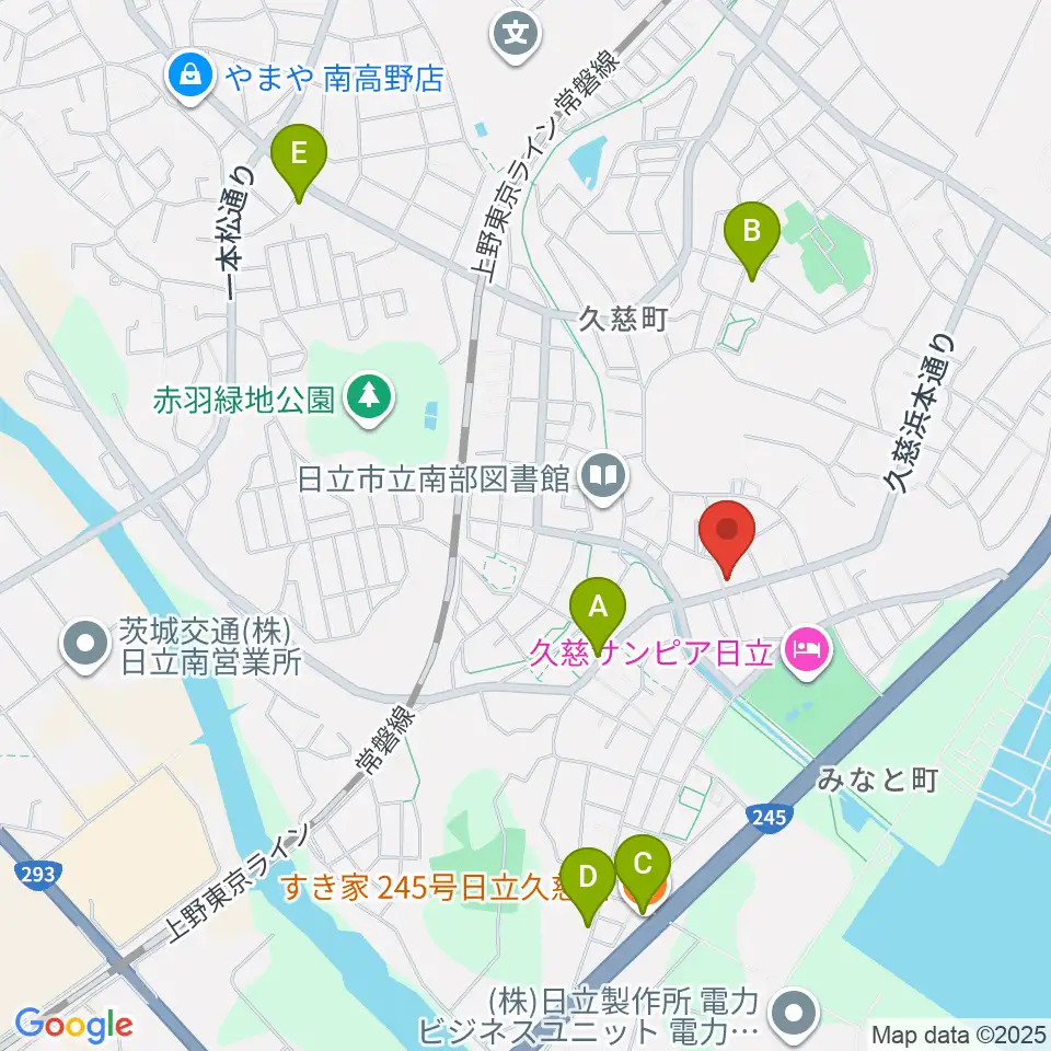 スタジオチャプターハウス周辺のカフェ一覧地図